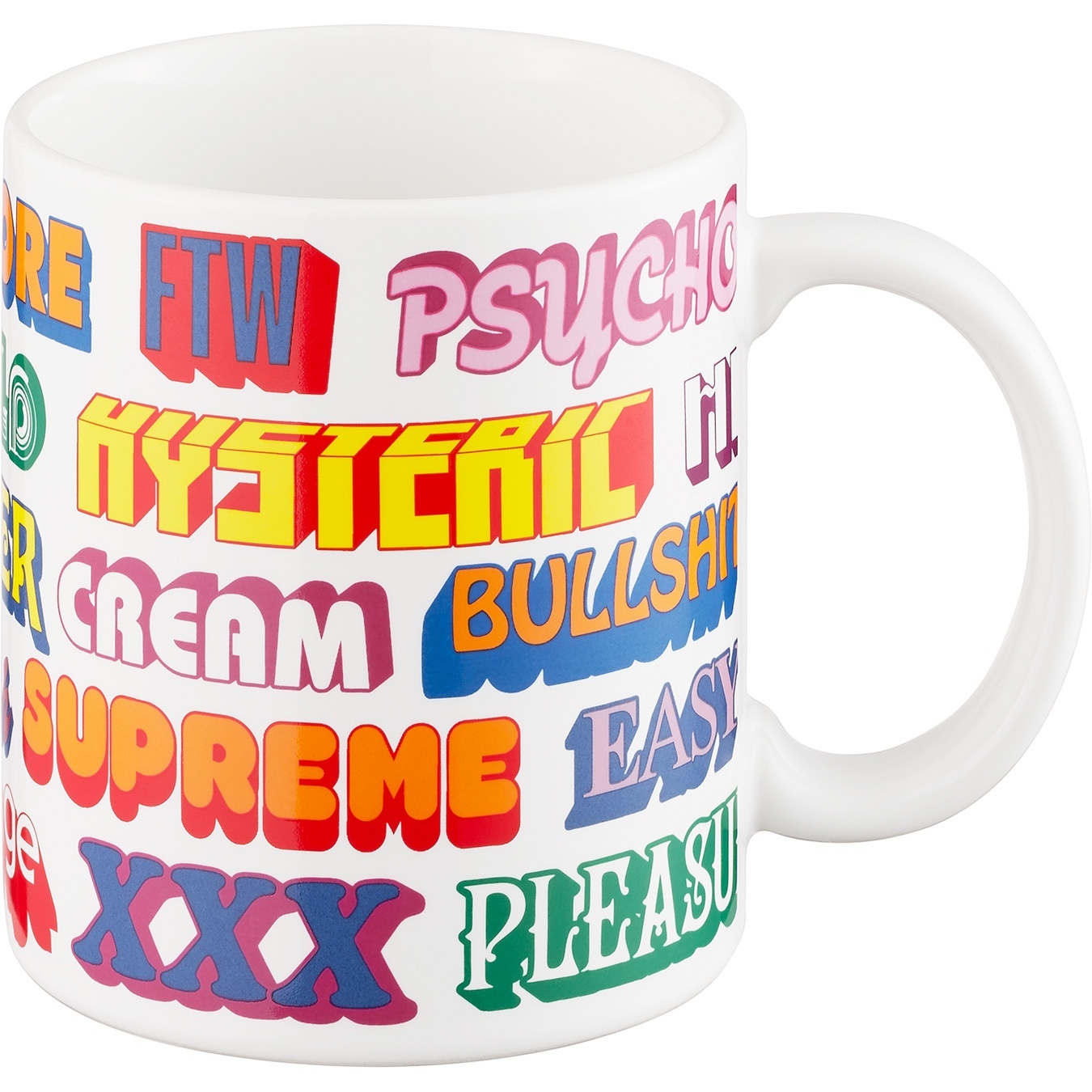 Supreme/HYSTERIC GLAMOUR Ceramic Coffee Mug view 2